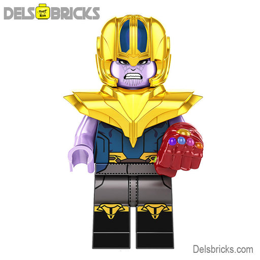 Thanos Infinity Gauntlet Marvel Action Figure (Lego-Compatible Minifigures) - Premium Minifigures - Just $3.50! Shop now at Retro Gaming of Denver