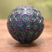 The Orb D100 -  Purple, Green, and Black Metal Die - Just $39.99! Shop now at Retro Gaming of Denver