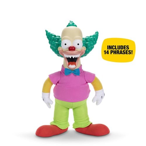 The Simpsons Krusty the Clown Talking Plush Doll - for just $38.99! 