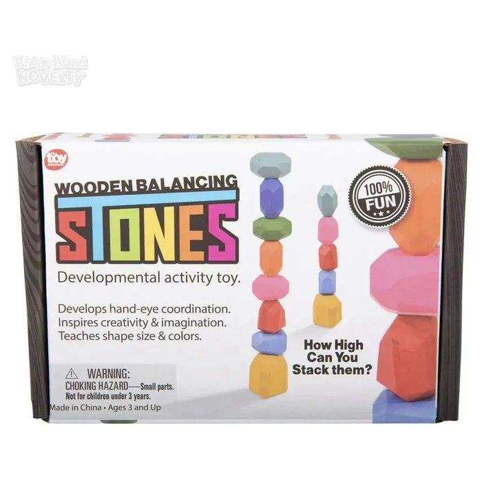 10 pieces Wooden Balancing Stones - Just $11.99! Shop now at Retro Gaming of Denver