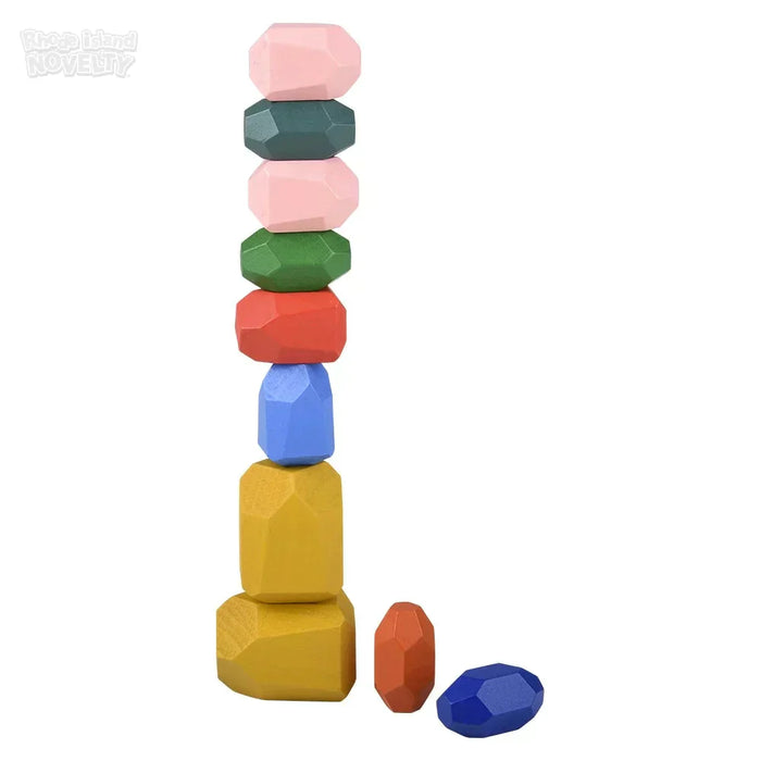 10 pieces Wooden Balancing Stones - Just $11.99! Shop now at Retro Gaming of Denver