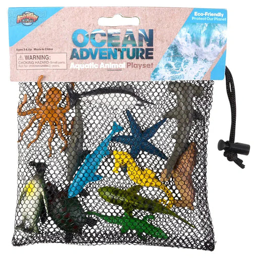 12 Piece Aquatic Mesh Bag Play Set - Premium Imaginative Play - Just $7.99! Shop now at Retro Gaming of Denver