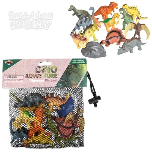 12 Piece Dinosaur Mesh Bag Play Set - Premium Imaginative Play - Just $7.99! Shop now at Retro Gaming of Denver