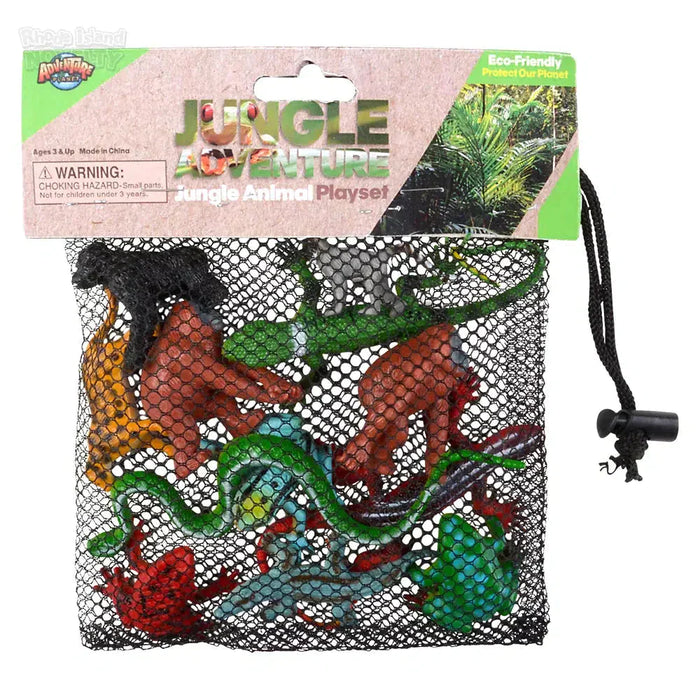 12 Piece Jungle Mesh Bag Play Set - Just $7.99! Shop now at Retro Gaming of Denver