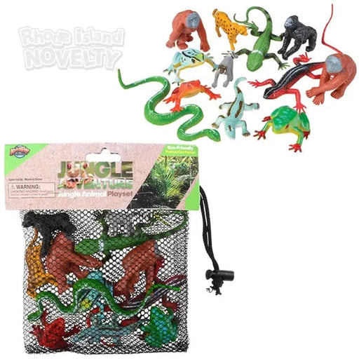 12 Piece Jungle Mesh Bag Play Set - Premium Imaginative Play - Just $7.99! Shop now at Retro Gaming of Denver