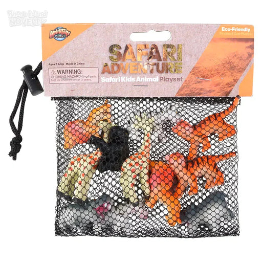 12 Piece Safari Kids Mesh Bag Play Set - Premium Imaginative Play - Just $7.99! Shop now at Retro Gaming of Denver