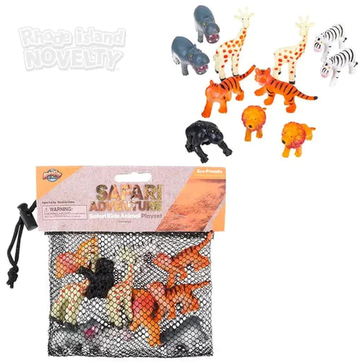 12 Piece Safari Kids Mesh Bag Play Set - Premium Imaginative Play - Just $7.99! Shop now at Retro Gaming of Denver