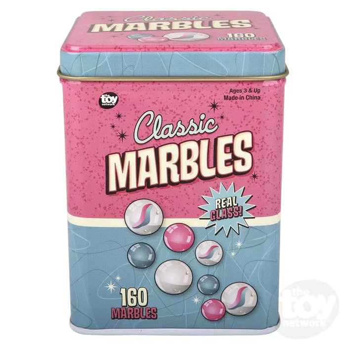 160 Piece Marble Set In A Tin Box - Just $14.99! Shop now at Retro Gaming of Denver