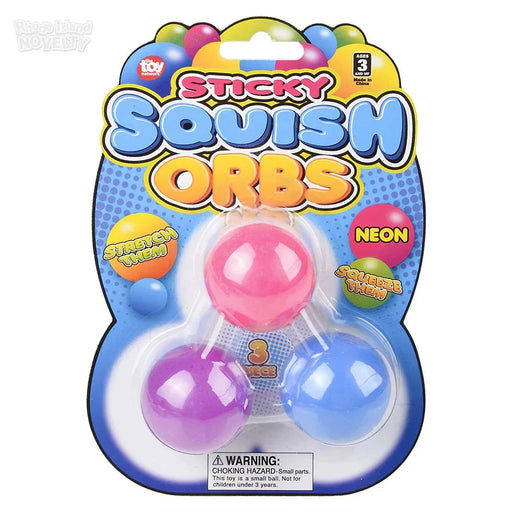 1.6" Squish Sticky Neon Orbs 3 Pack - Just $2.99! Shop now at Retro Gaming of Denver