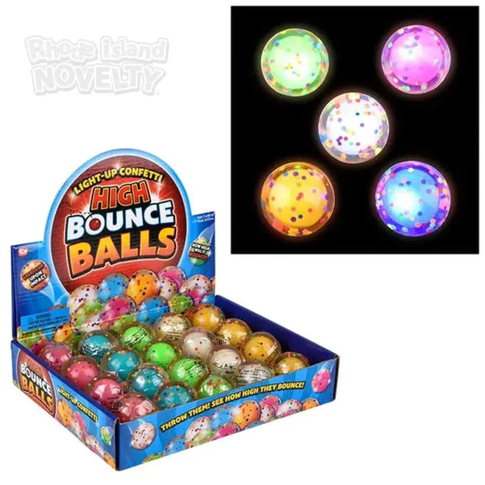 1.75" Light-Up Confetti Hi Bounce Ball - Just $1.99! Shop now at Retro Gaming of Denver