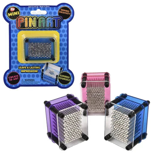 2" Mini Pin Art Game Assorted Colors - Just $4.99! Shop now at Retro Gaming of Denver