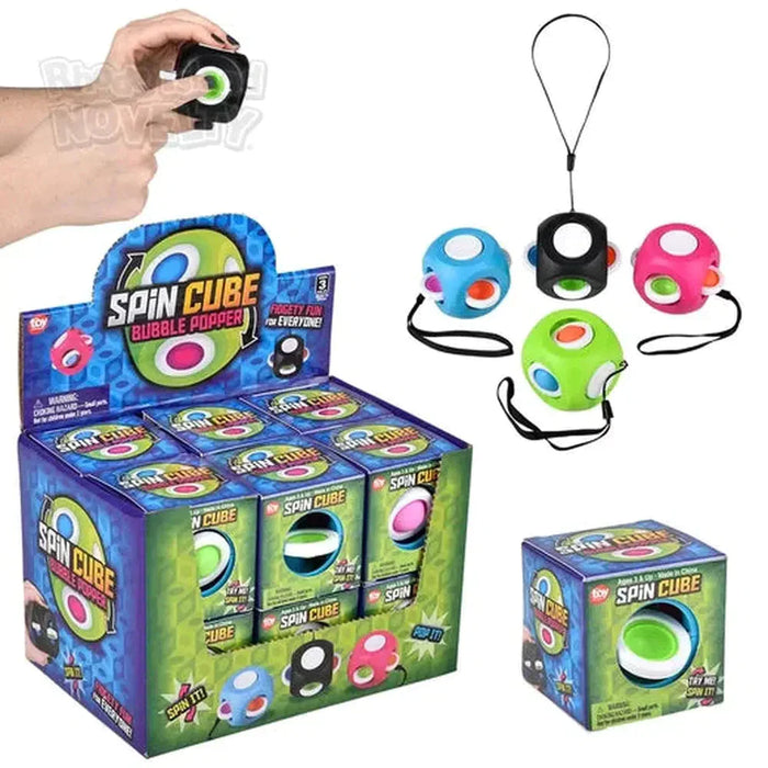 2" Spinning Cube Fidget - Just $2.99! Shop now at Retro Gaming of Denver