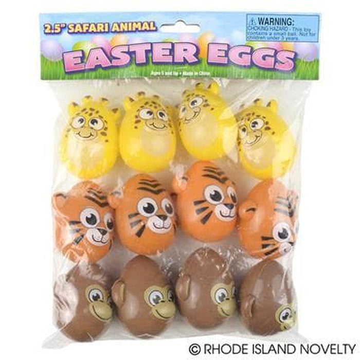 2.5" Safari Animal Plastic Easter Eggs - 12 Eggs - Just $3.99! Shop now at Retro Gaming of Denver