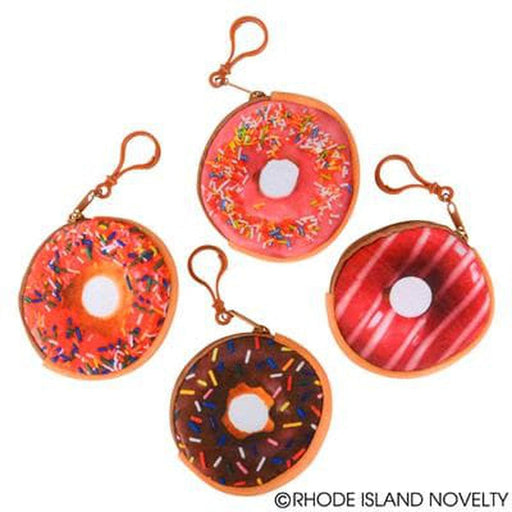 3.25" Donut Coin Purse Keychain - Assorted Styles - Just $1.99! Shop now at Retro Gaming of Denver