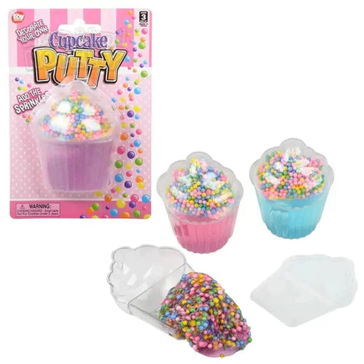 3.25" Sprinkle Cupcake Putty Assorted Colors - Just $2.99! Shop now at Retro Gaming of Denver