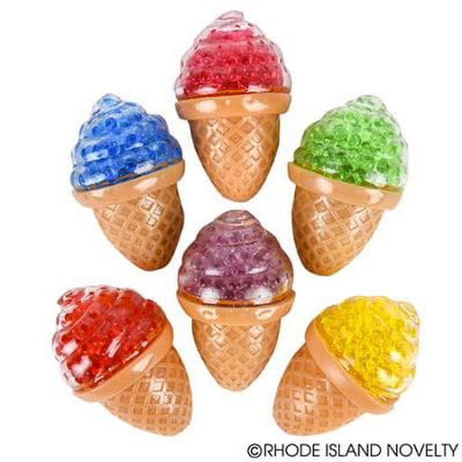 3.5" Bead Squish Ice Cream Cone - Assorted Colors - Just $1.99! Shop now at Retro Gaming of Denver