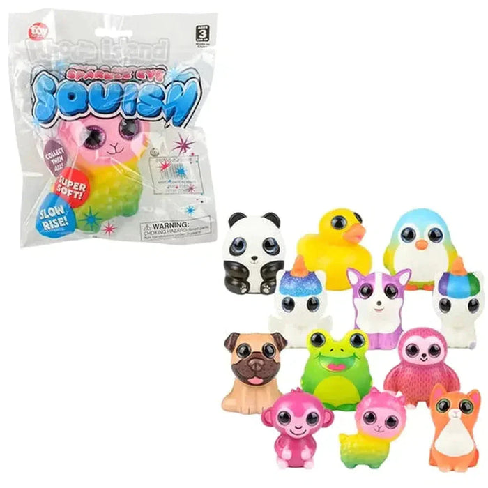 3.5" Sparkle Eye Squish Animal - Just $4.99! Shop now at Retro Gaming of Denver