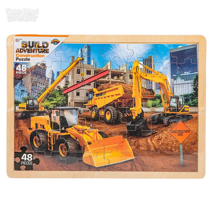 48 Piece Construction Wooden Puzzle - Just $12.99! Shop now at Retro Gaming of Denver