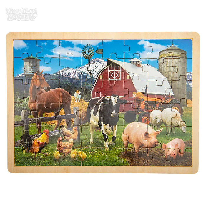 48 Piece Farm Animal Wooden Puzzle - Just $12.99! Shop now at Retro Gaming of Denver