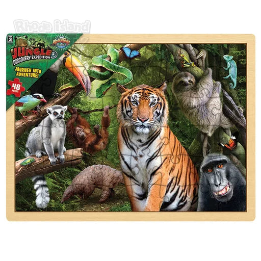 48 Piece Jungle Animal Wooden Puzzle - Just $12.99! Shop now at Retro Gaming of Denver