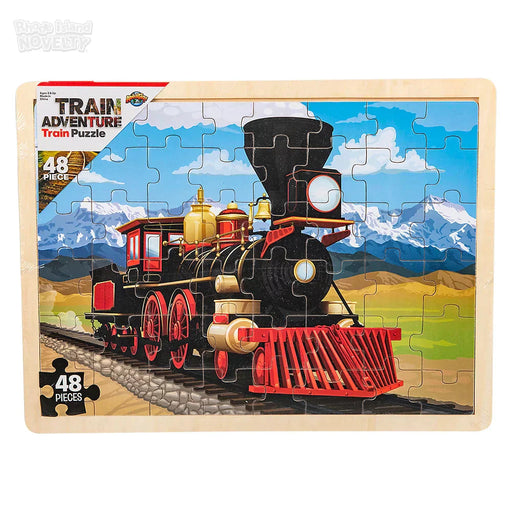 48 Piece Locomotive Train Wooden Puzzle - Just $12.99! Shop now at Retro Gaming of Denver