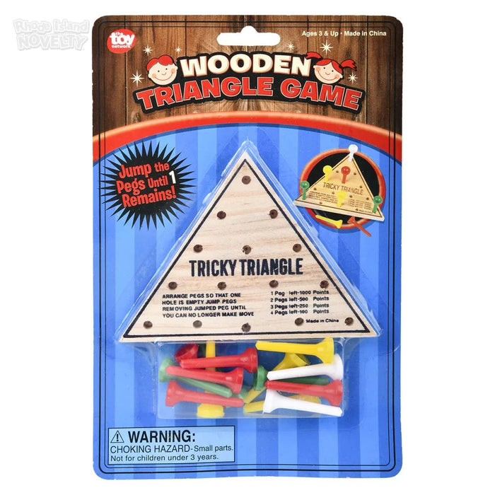 4.5" Wooden Triangle Game - Just $1.99! Shop now at Retro Gaming of Denver