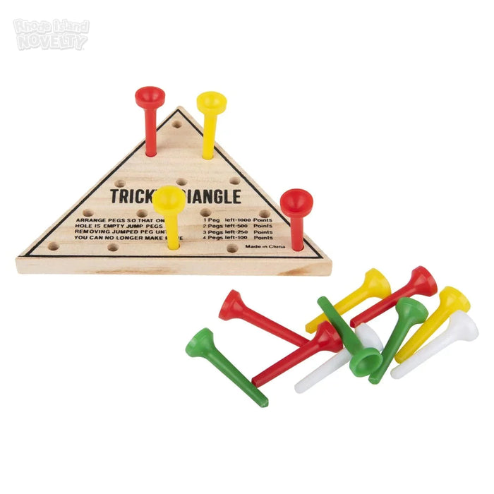 4.5" Wooden Triangle Game - Just $1.99! Shop now at Retro Gaming of Denver