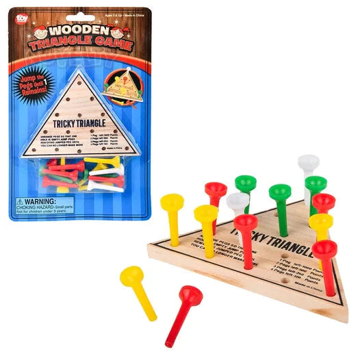 4.5" Wooden Triangle Game - Just $1.99! Shop now at Retro Gaming of Denver