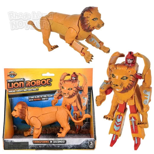 5" Lion Transforming Robot Action Figure - Just $9.99! Shop now at Retro Gaming of Denver