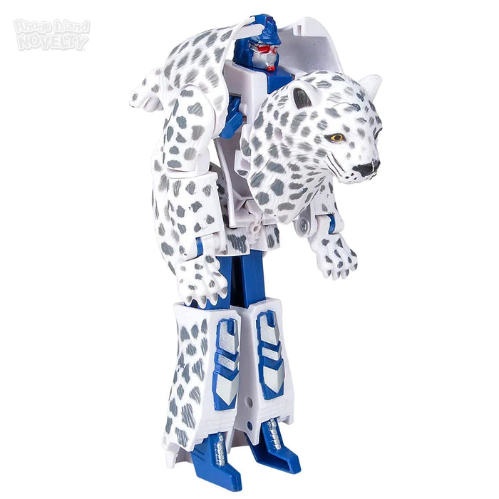 5" Snow Leopard Transforming Robot Action Figure - Premium Action Figures - Just $9.99! Shop now at Retro Gaming of Denver