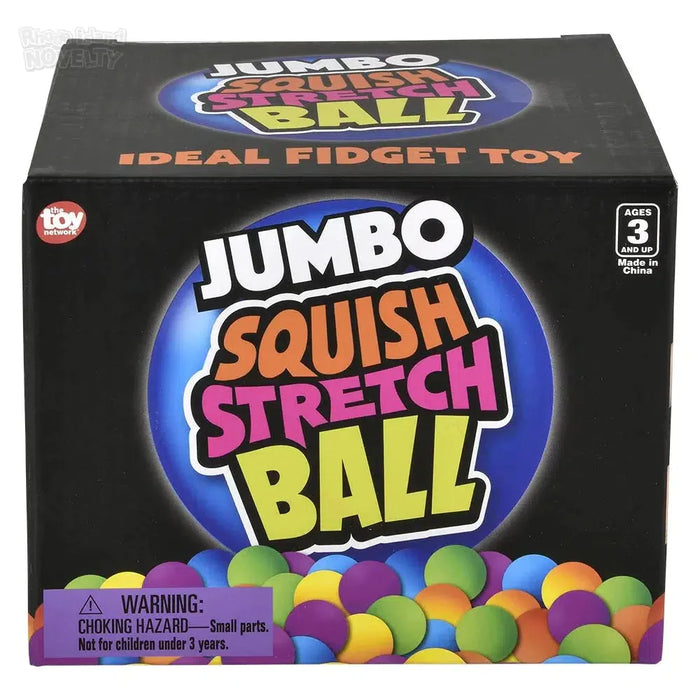 6" Jumbo Squish And Stretch Gummi Ball Assorted Colors - Just $22.99! Shop now at Retro Gaming of Denver