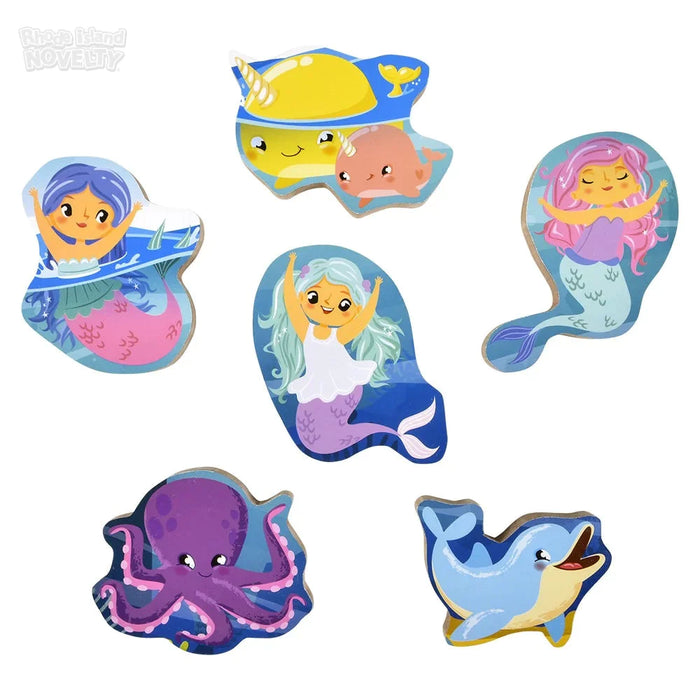 6 Piece Chunky Mermaid Wooden Puzzle - Just $12.99! Shop now at Retro Gaming of Denver