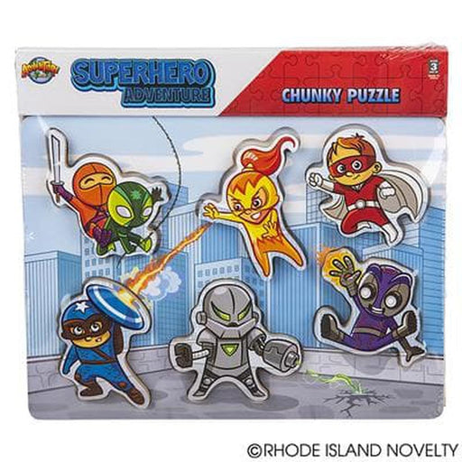 6 Piece Chunky Super Hero Wooden Puzzle - Just $12.99! Shop now at Retro Gaming of Denver