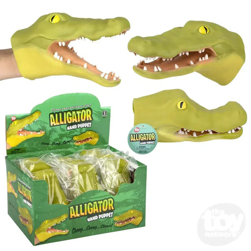 6" Stretchy Alligator Hand Puppet - Just $6.99! Shop now at Retro Gaming of Denver