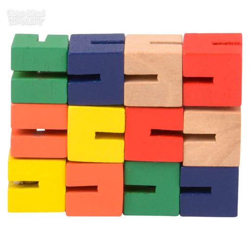 6" Wooden Twist Cube - Just $1.99! Shop now at Retro Gaming of Denver