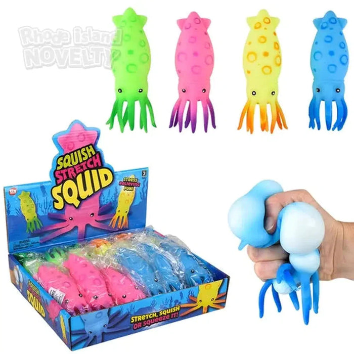 6.25" Squish And Stretch Squid - Just $2.99! Shop now at Retro Gaming of Denver