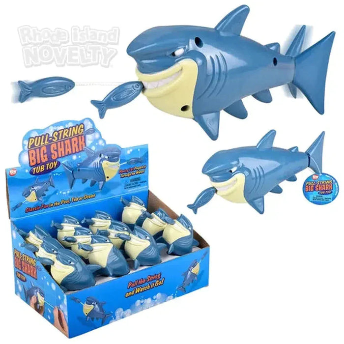 6.5" Pull-String Shark Bath Toy - Just $2.99! Shop now at Retro Gaming of Denver