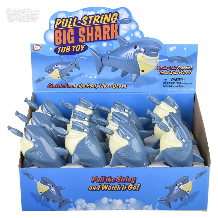 6.5" Pull-String Shark Bath Toy - Just $2.99! Shop now at Retro Gaming of Denver