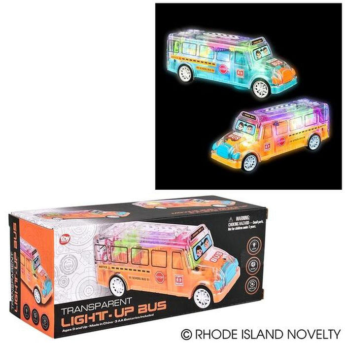 8" Light-Up Transparent Bus - Just $14.99! Shop now at Retro Gaming of Denver