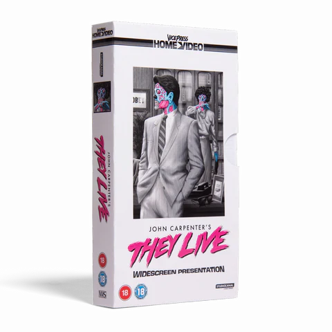 Vice Press: They Live VHS (We Sleep White Tape Slip Case Edition) Limited Edition /500 - for just $99.99! 