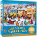 Season's Greetings - Christmas Shopping 1000 Piece Jigsaw Puzzle - Just $16.99! Shop now at Retro Gaming of Denver