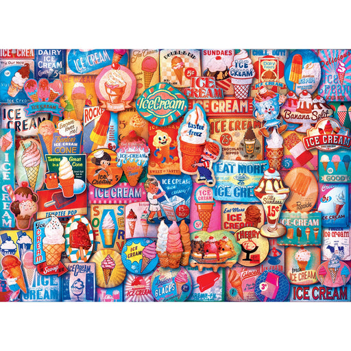 Flashbacks - Ice Cream Treats 1000 Piece Jigsaw Puzzle - Just $16.99! Shop now at Retro Gaming of Denver