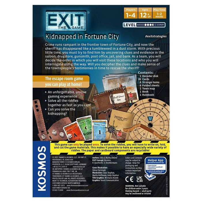 EXIT: Kidnapped in Fortune City - for just $14.95! 