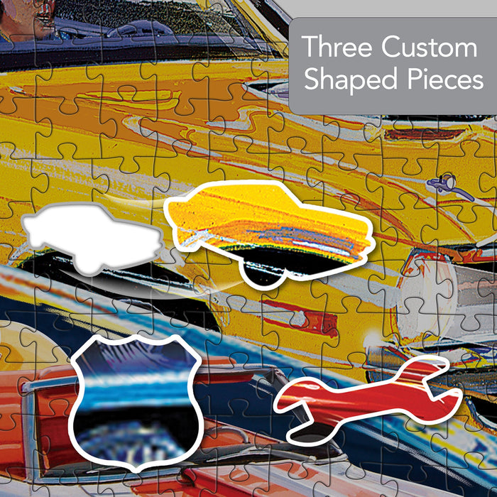 Contours - Road Trippin 1000 Piece Shaped Jigsaw Puzzle - Just $16.99! Shop now at Retro Gaming of Denver