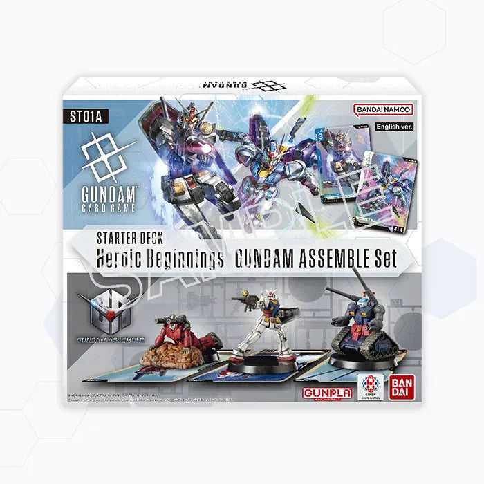Gundam Card Game: Assemble Starter Deck 01 - Heroic Beginnings - for just $79.99! 