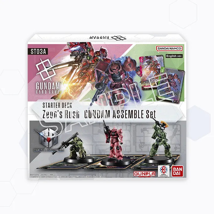 Gundam Card Game: Assemble Starter Deck 03 - Zeon's Rush - for just $79.99! 
