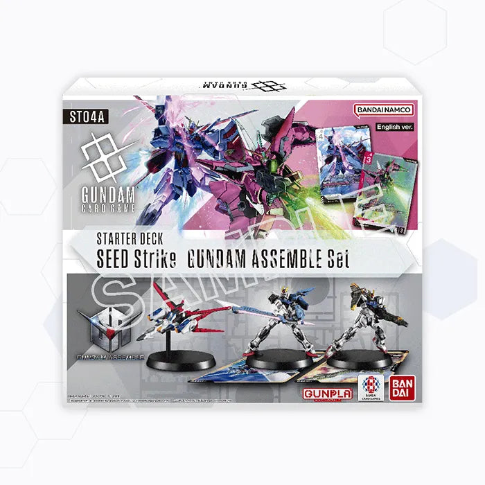 Gundam Card Game: Assemble Starter Deck 04 - Seed Strike - for just $79.99! 