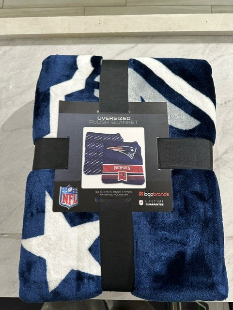 New England Patriots 60" x 70" Super Plush Throw Blanket - for just $49.99! 