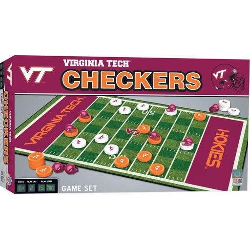 Virginia Tech Hokies Checkers Board Game - Just $15.99! Shop now at Retro Gaming of Denver