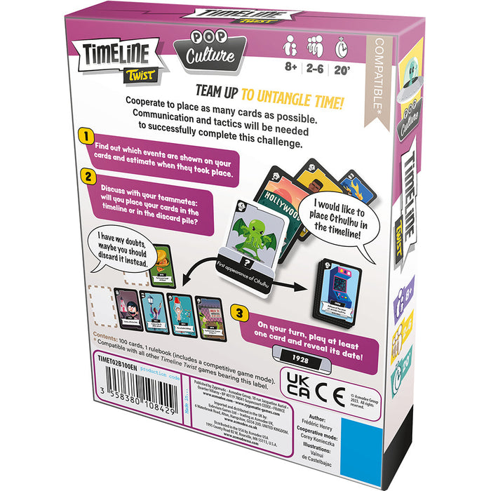 Timeline Twist - Pop Culture - for just $16.99! 